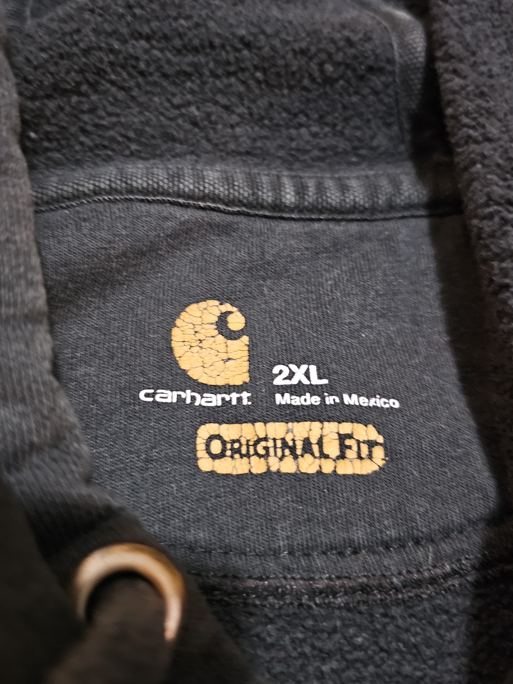Carhartt Black Pullover Hoodie - Picture 3 of 6